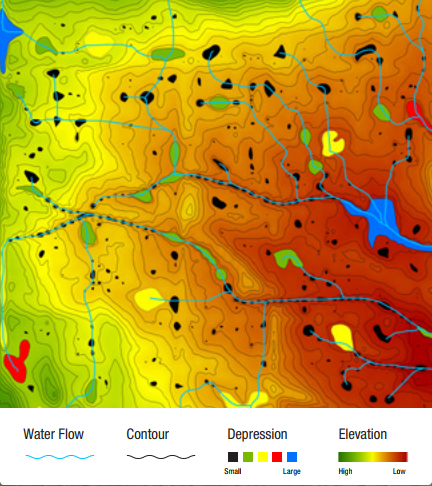 Comprehensive overlay map